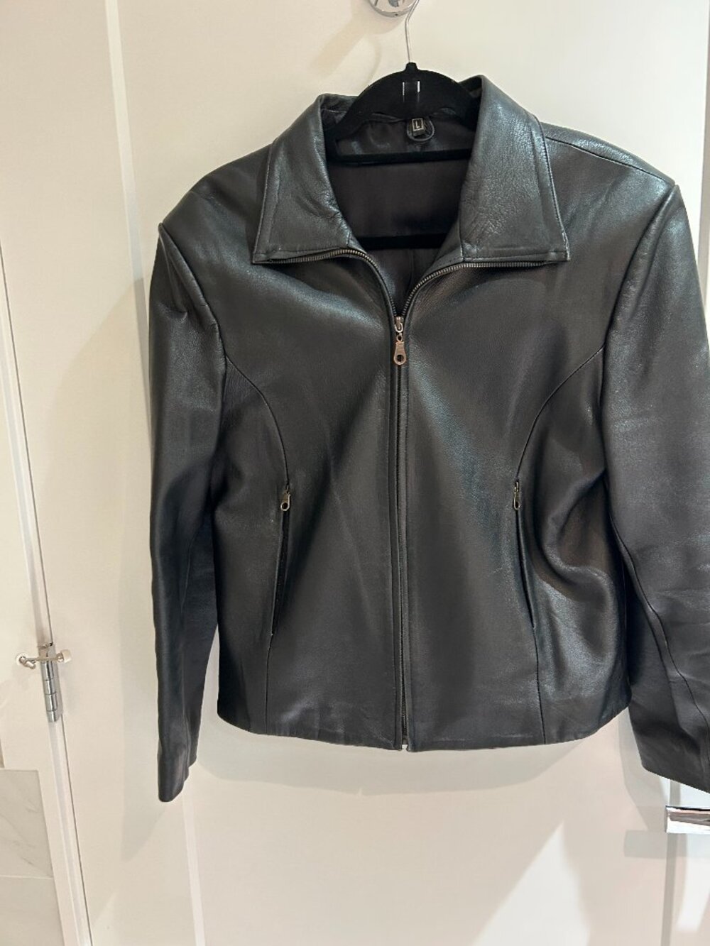 Women leather jacket